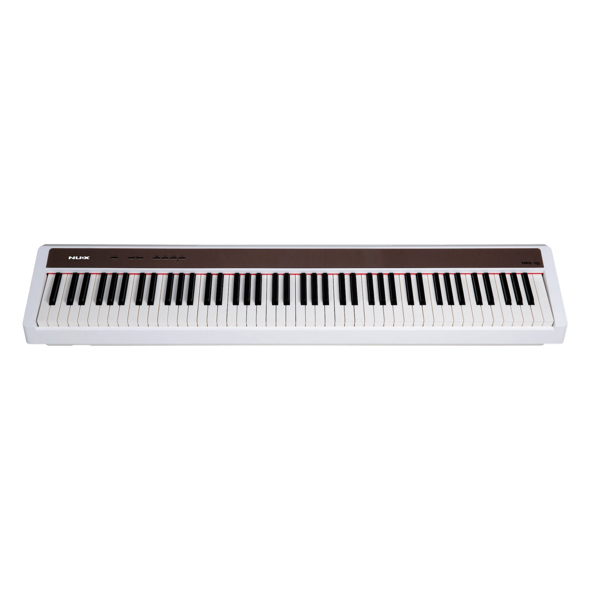 Nux NPK-10 88-Key Portable Digital Piano with Dual-Mode Bluetooth, White