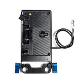 IndiPRO GMBP4K Gold Mount Plate Compatible with Blackmagic Pocket Cinema Camera 4K with 15mm Rod System