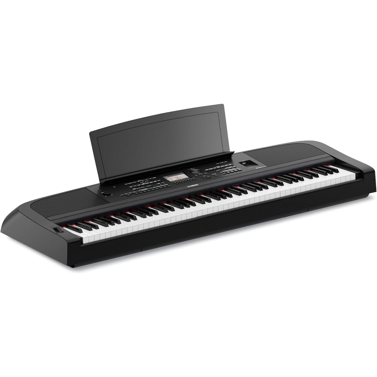 Yamaha P225BLB 88-Key Weighted Digital Piano Bundle with Stand, Bench
