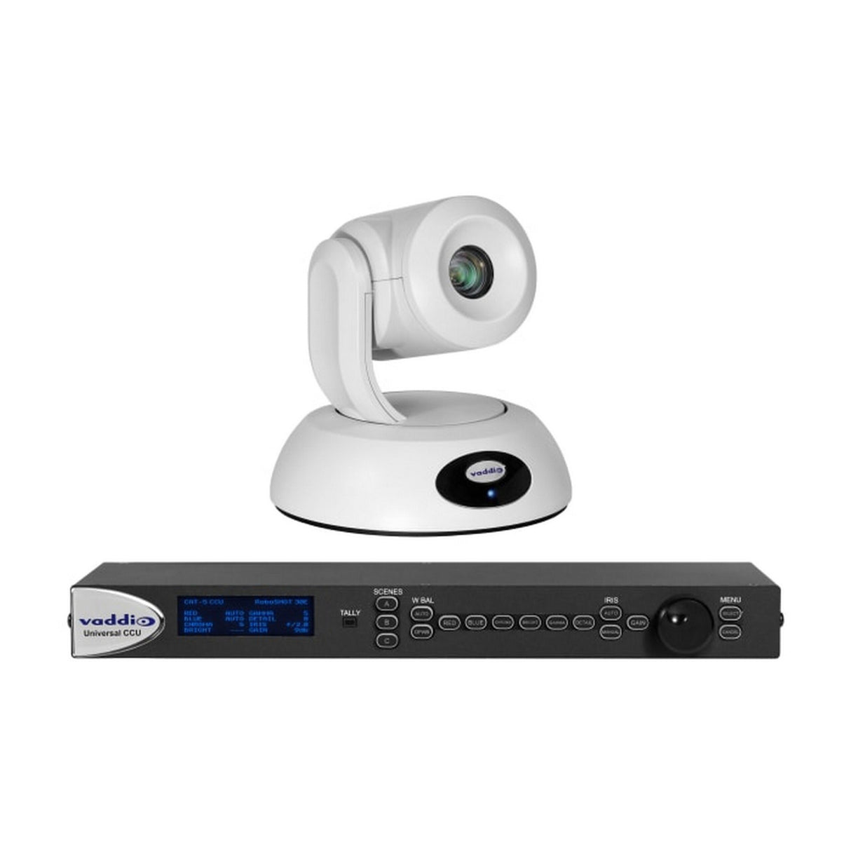 Vaddio RoboSHOT 30E QCCU PTZ Camera System, White