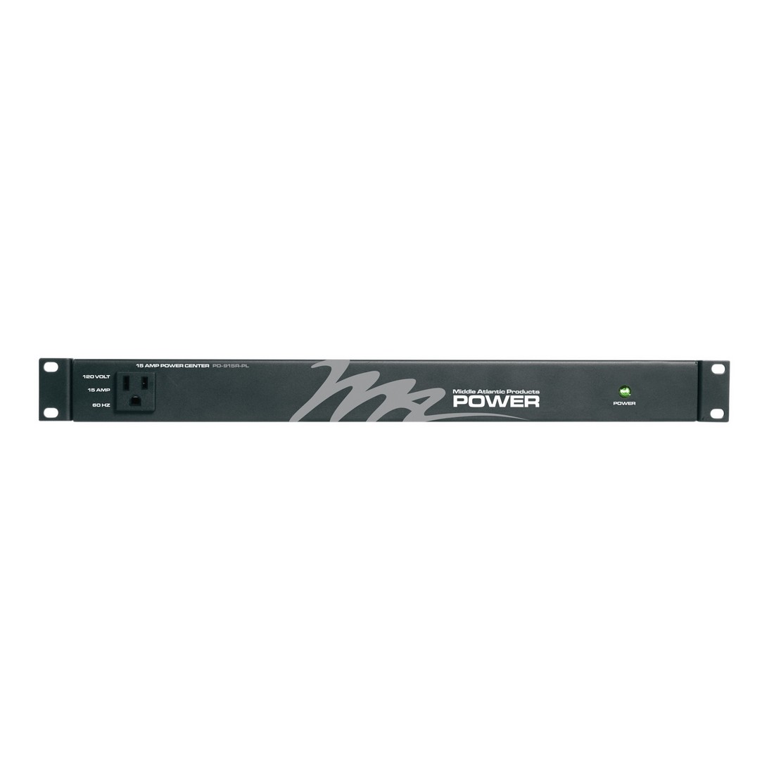 Middle Atlantic PD-915R-PL PD Series Rackmount Power 15A, 9-Outlet, Black