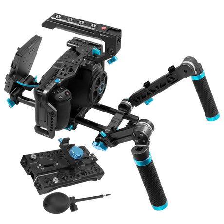 Kondor Blue Ultimate Camera Rig for Blackmagic Pocket 6K Pro/6K G2 Raven Black