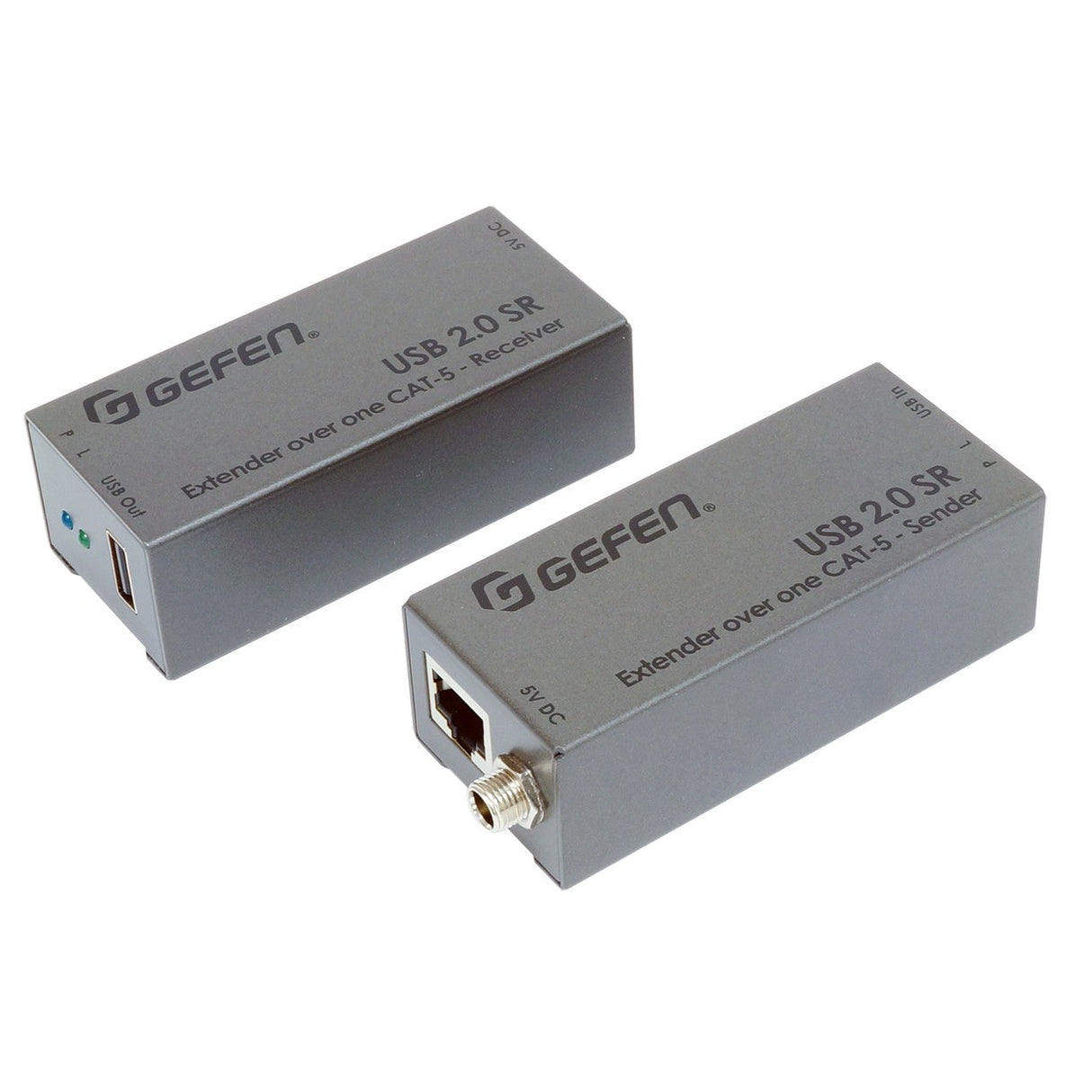 Gefen EXT-USB2.0-SR USB 2.0 Extender Over One Cat-5 Cable