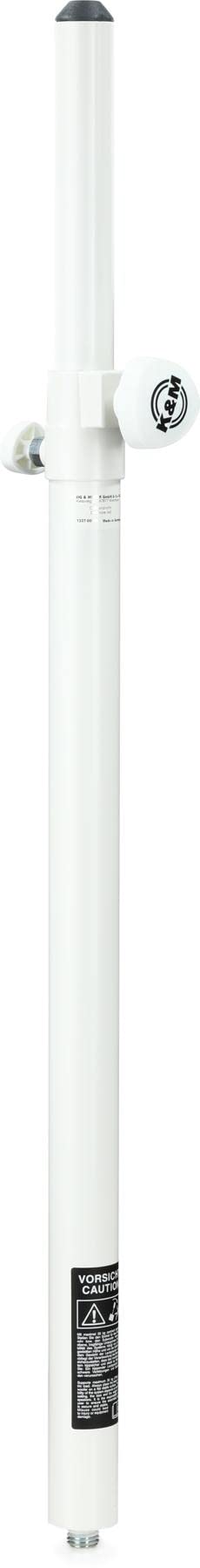 K&M 21337 Steel Tube Distance Rod White