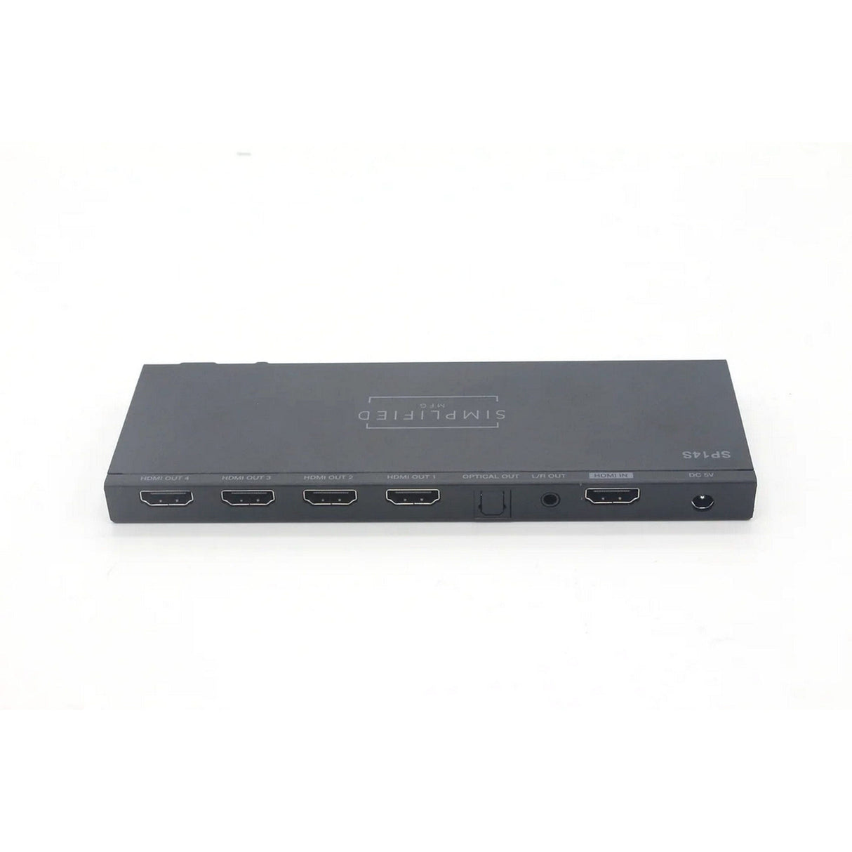 Simplified MFG SP14S HDMI 18Gbps 1 x 4 HDMI Splitter with Scaling