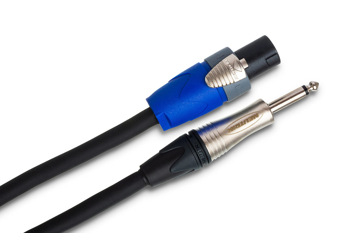 Hosa SKT-205Q 5-Foot Edge Neutrik SpeakON to 1/4-Inch TS Speaker Cable