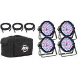 ADJ Mega Flat Pak Plus 4 Mega Par Profile Plus Lighting System