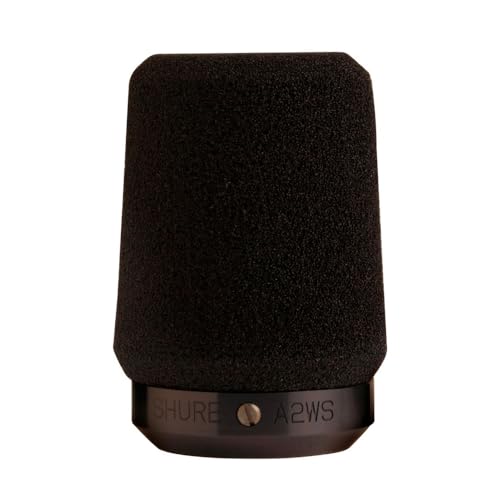 Shure A2WS-BLK Locking Microphone Windscreen SM57 545 Series (black)