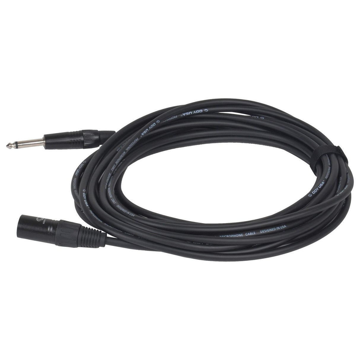 Odyssey XLR Male to Mono 1/4-Inch Male Pro Unbalanced Microphone Cable, 25-Feet