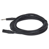 Odyssey XLR Male to Mono 1/4-Inch Male Pro Unbalanced Microphone Cable 25-Feet