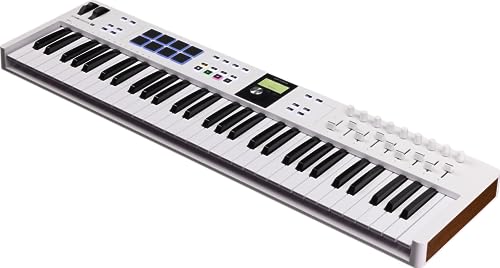 Arturia KeyLab Essential 61 mk3 61-Note MIDI Keyboard Controller, White (Used)