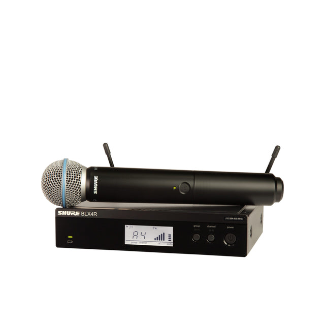 Shure BLX24R/B58 Wireless Vocal Rackmount System - H10: 542-572 MHz