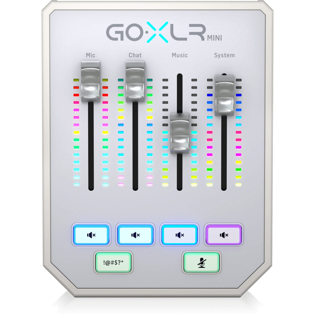 TC Helicon - TC-Helicon GoXLR Mini-WH Broadcast Mixer with USB Interface & Midas Preamp - GoXLR Mini-WH