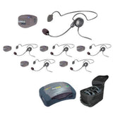 Eartec UPCYB6 UltraPAK and HUB Headset System with 1-HUB, 6-UltraPAK and 6-Cyber Headsets