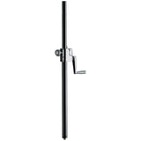 K&M 21339 Distance Rod with Hand Crank Black