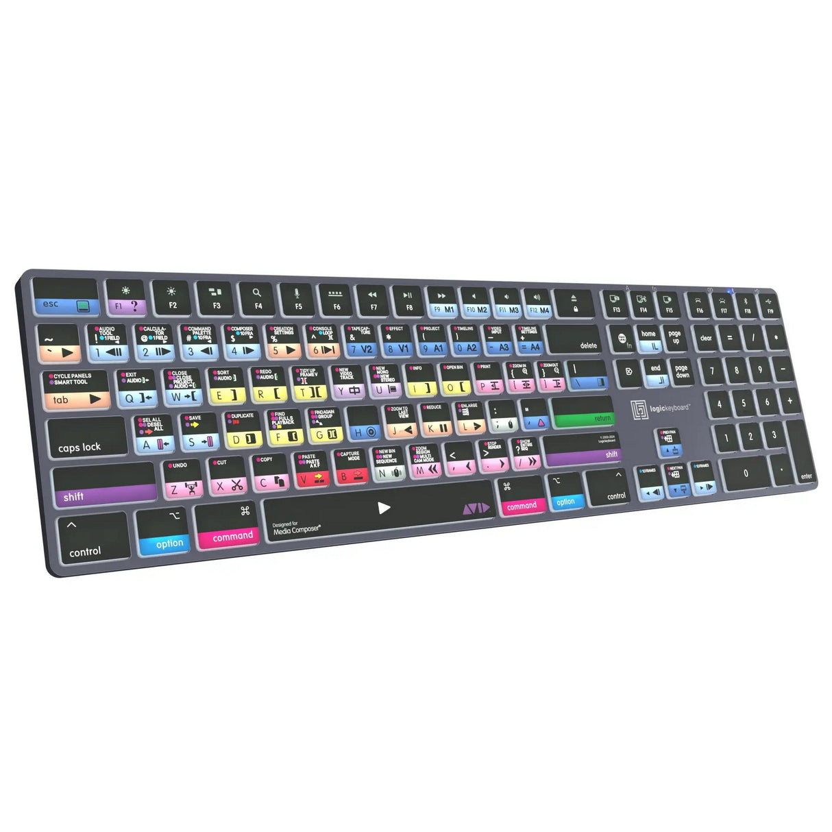 Logickeyboard Avid Media Composer PRO Titan for Mac US, English