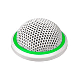 Shure MX395W/O-LED Microflex Omnidirectional Low Profile Boundary Microphone with Bi-Color Status Indicator White