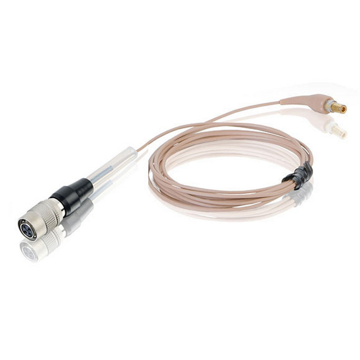 Countryman H6 Headset Snap On Cables for Audio Technica with Hirose 4-Pin Connector, Tan