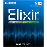 Elixir 19007 Nickel-Plated Steel OPTIWEB 7-String Electric Guitar Strings - Super Light (9-52)