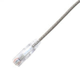 LYNN CPCS-AGY-0.5F CHOICE Slim 28AWG CAT6A Ethernet Patch Cable 0.5-Foot Gray