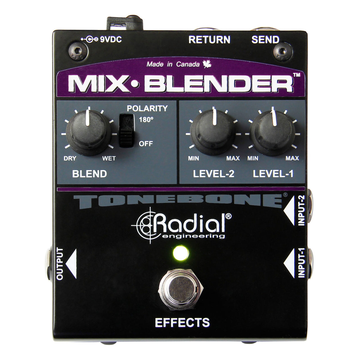 Radial Mix-Blender Buffered Instrument Mixer and Effects Loop