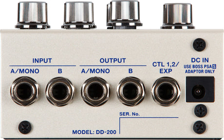 BOSS DD-200 guitar effects delay pedal