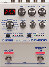 BOSS DD-200 guitar effects delay pedal