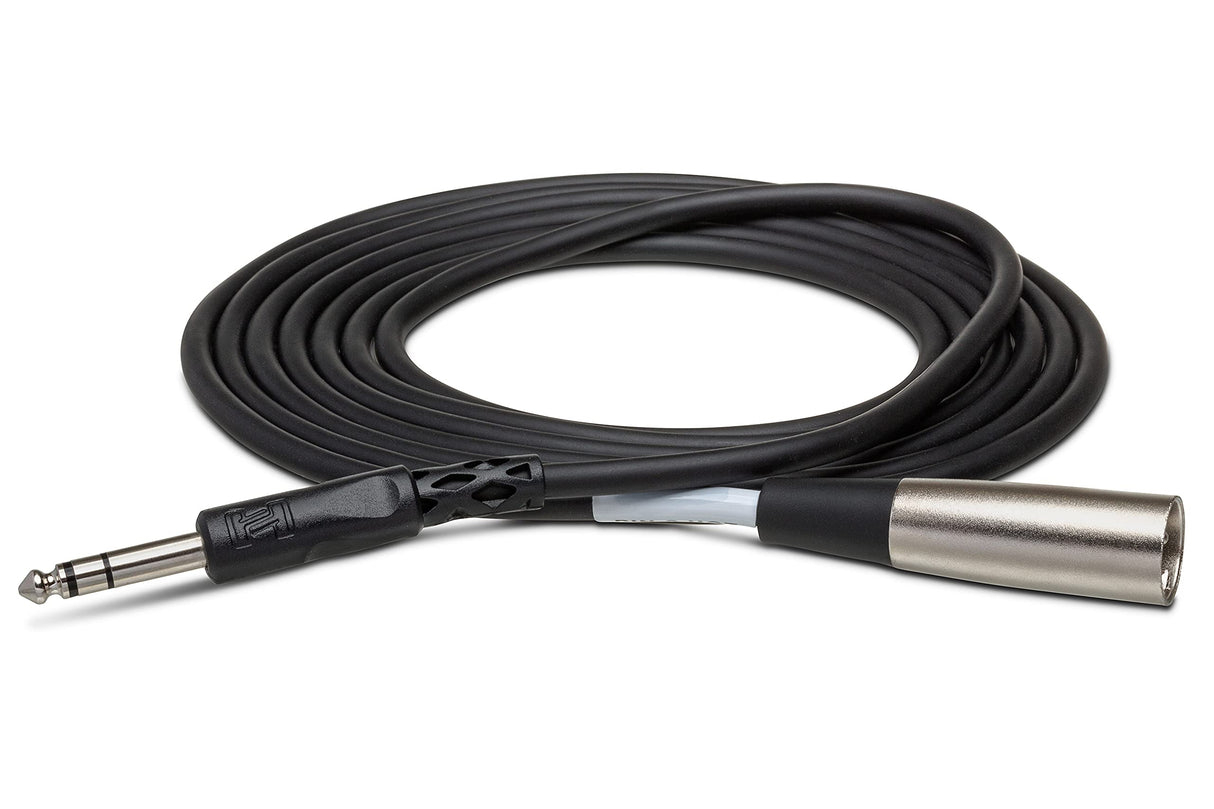 Hosa STX-110M 10ft 1/4 Inch TRS to XLR3 Male Balanced Interconnect Cable