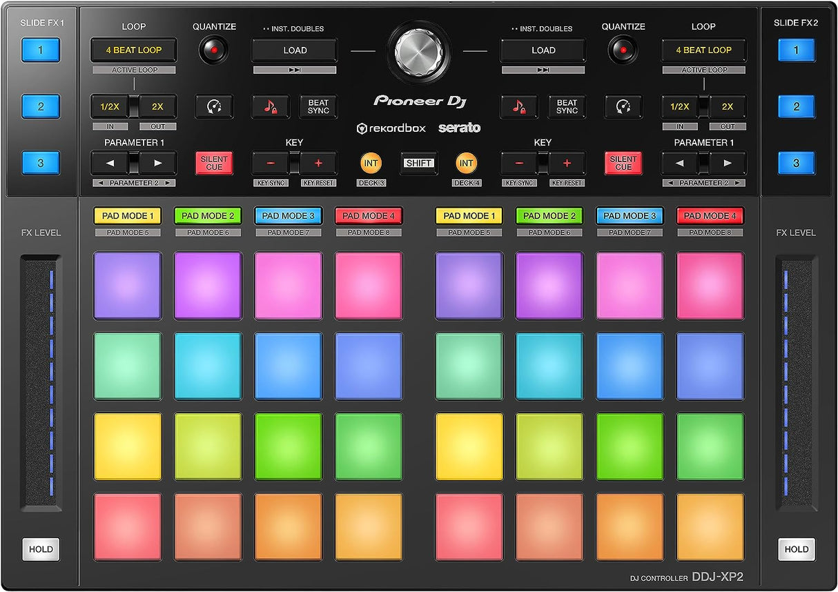 Pioneer DJ DDJ-XP2 Add-On Controller for Rekordbox DJ and Serato DJ Pro