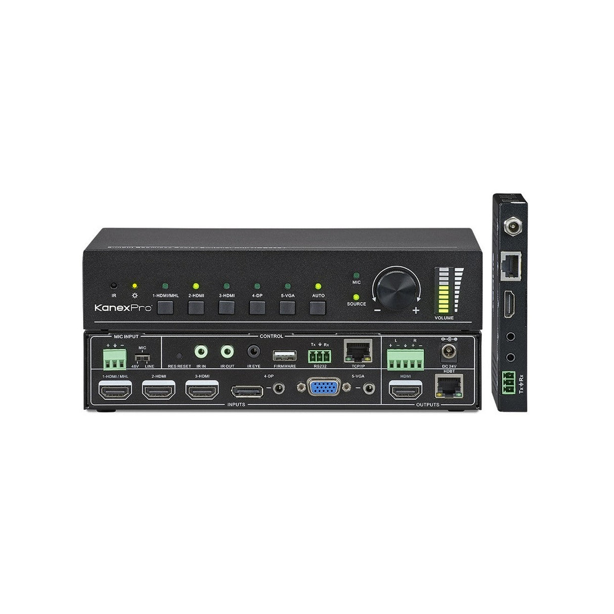 KanexPro SW-HDSC51HDBT 5-Input HDBaseT Seamless Presentation Switcher and Scaler