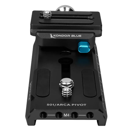 Kondor Blue 501/Arca Pivot Camera Plate for Ronin Raven Black