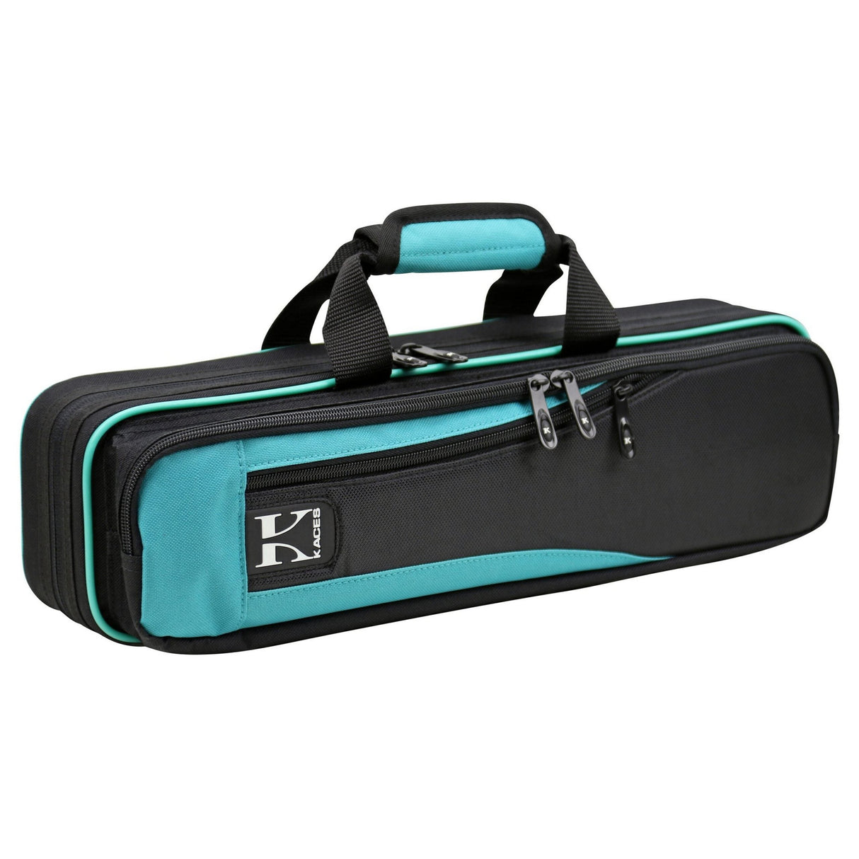 Kaces KBO-FLTL Lightweight Hardshell Flute Case, Teal