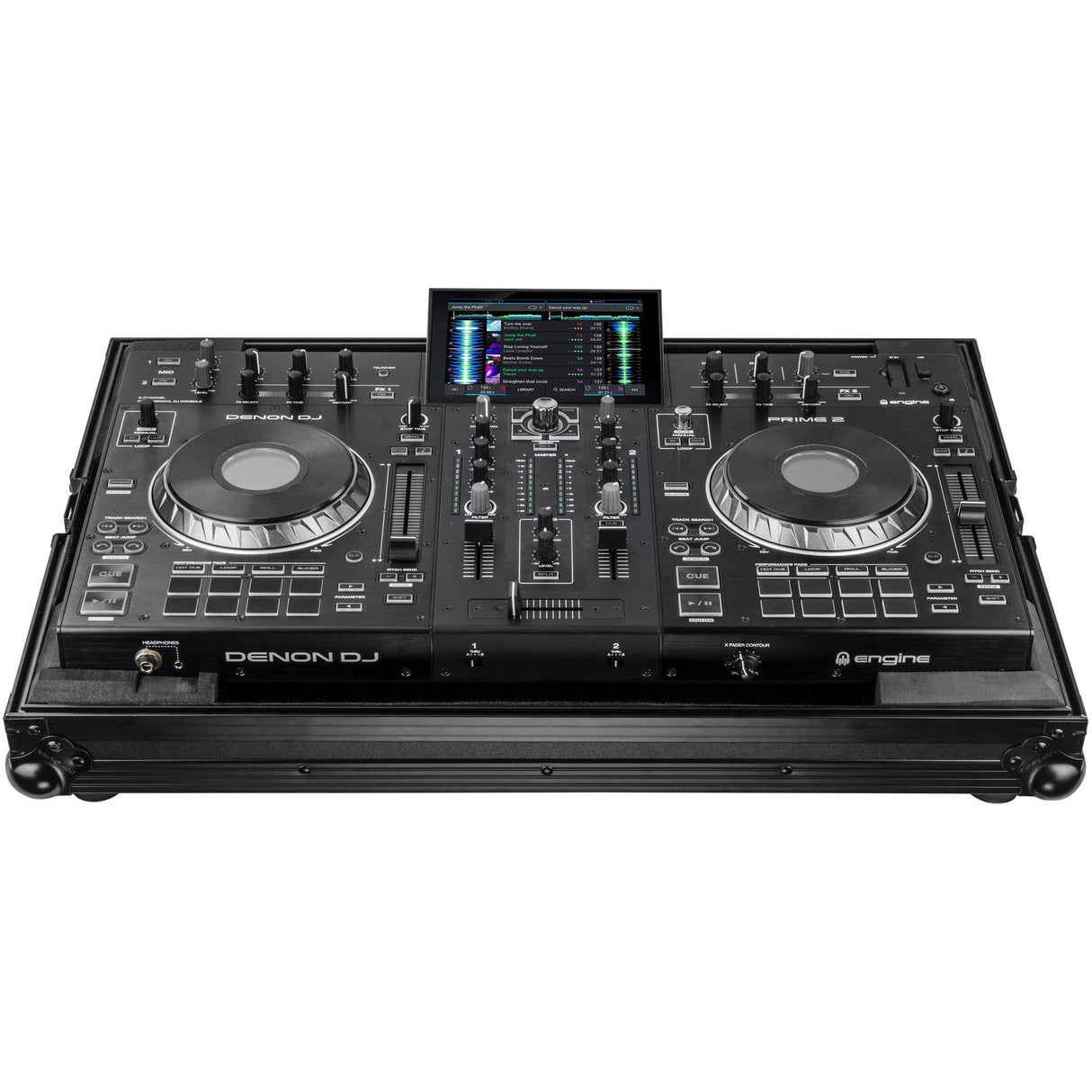 Odyssey Low Profile DJ Controller Case for Denon Prime 2, Black Label