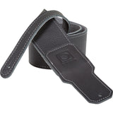 Boss BSL-30-BLK 3 Inch Black Leather Instrument Strap - accessories