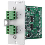 TOA Electronics D-001T Dual Mic/Line Input Module with DSP