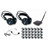 VocoPro SilentSymphony-Seminar-Talk 30-Station Receiver Stereo Wireless Listening System 908.70-926.30 MHz