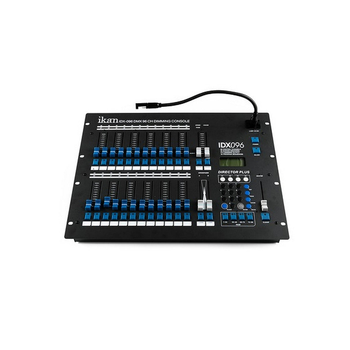 Ikan IDX-096 96 Channel Variable Dimming 512 Signal Audio Cross Fade Control Gooseneck Lamp DMX Console