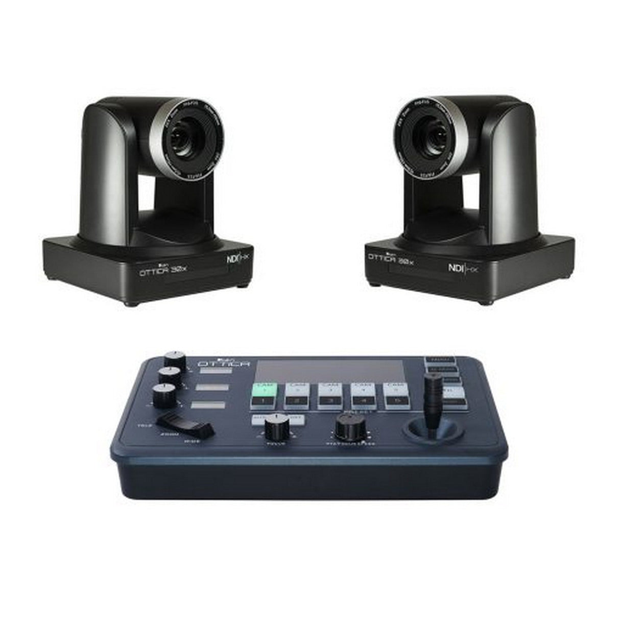 Ikan OTTICA30-2PTZ-1C-V2 Otticca Bundle with 2 NDI|HX 30X PTZ Cameras, 1 IP Controller