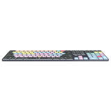 Logickeyboard Titan Wireless Backlit Shortcut Mac Keyboard for Avid Pro Tools