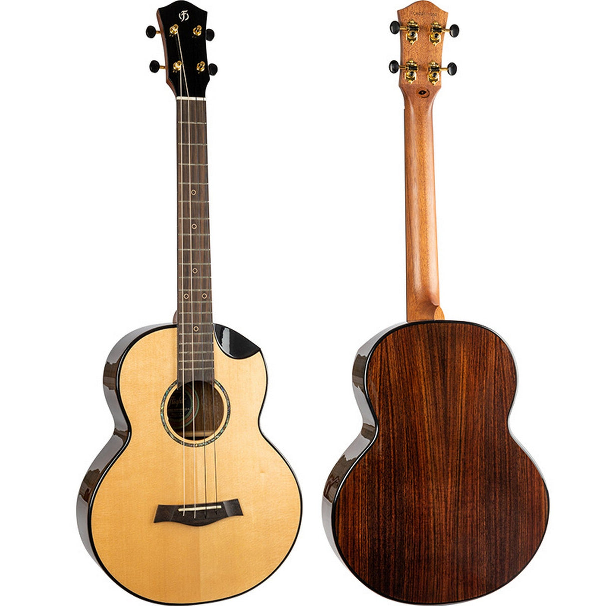 Flight Aurora EQ-A Baritone African Mahogany Ukulele