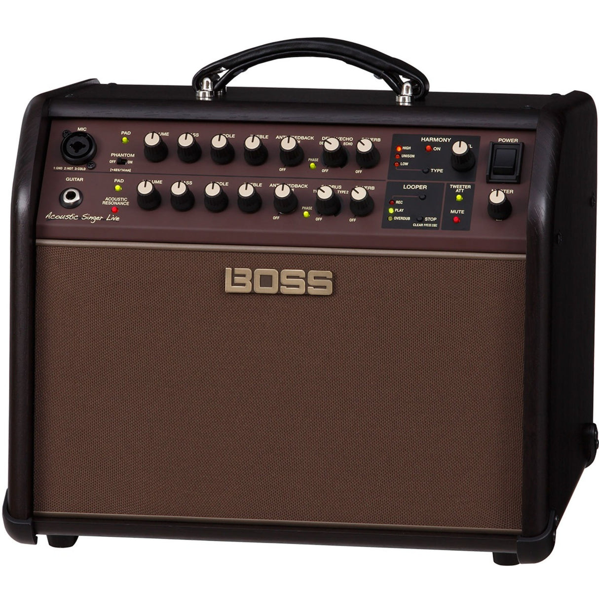 BOSS - BOSS Acoustic Singer Live 60W Acoustic Amplifier with Harmonizer - ACS-LIVE