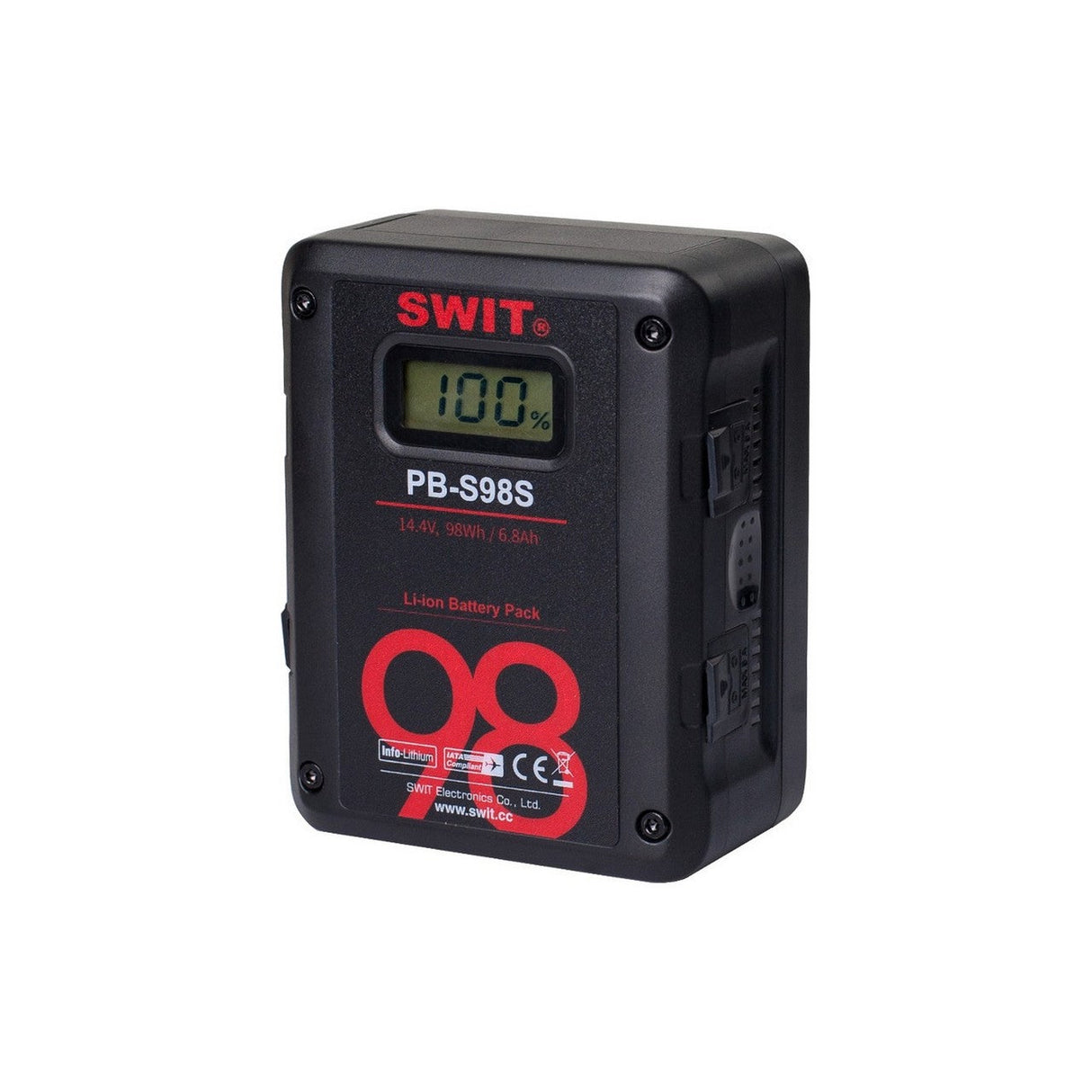 SWIT PB-S98S 98Wh V-Mount Li-Ion Battery with Multi D-Tap Output and USB Port