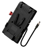 HEDBOX UNIX-DC V-Lock Mount DC 12V Adapter Battery Power Plate with DC Connector