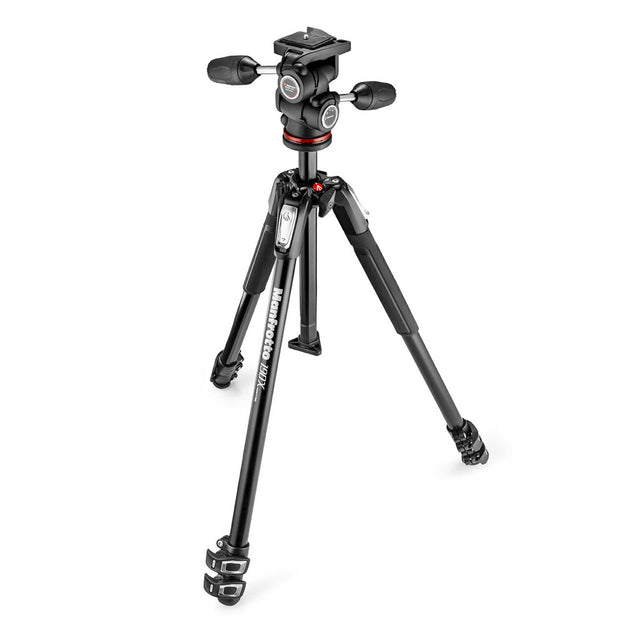 Manfrotto MK190X3-3W1 190X Tripod with 804 3-Way Head and Quick Release Plate