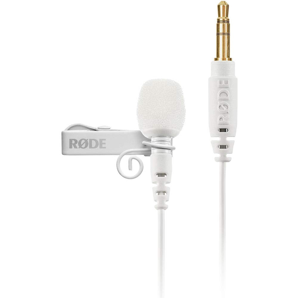 RODE Lavalier GO Professional-Grade Wearable Microphone, White