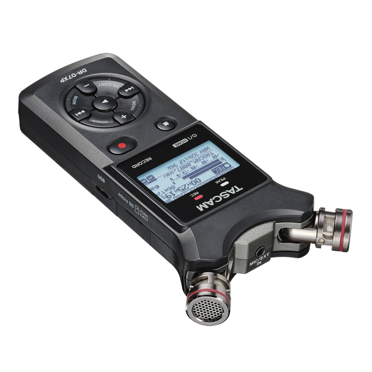 TASCAM DR-07XP 32-Bit Float Handheld Recorder with USB-C Interface