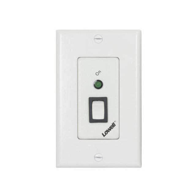 Lowell RPSW-P-RJ Maintained SPST Low-Voltage Switch with RJ45 Connector