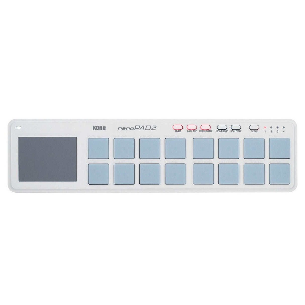 Korg nanoPAD2 Slim Line USB Pad Controller White