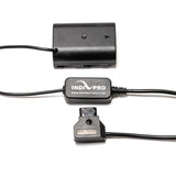 IndiPRO PT92GH D-Tap to Panasonic DMW-BLF19 Type Dummy Battery 28-Inch