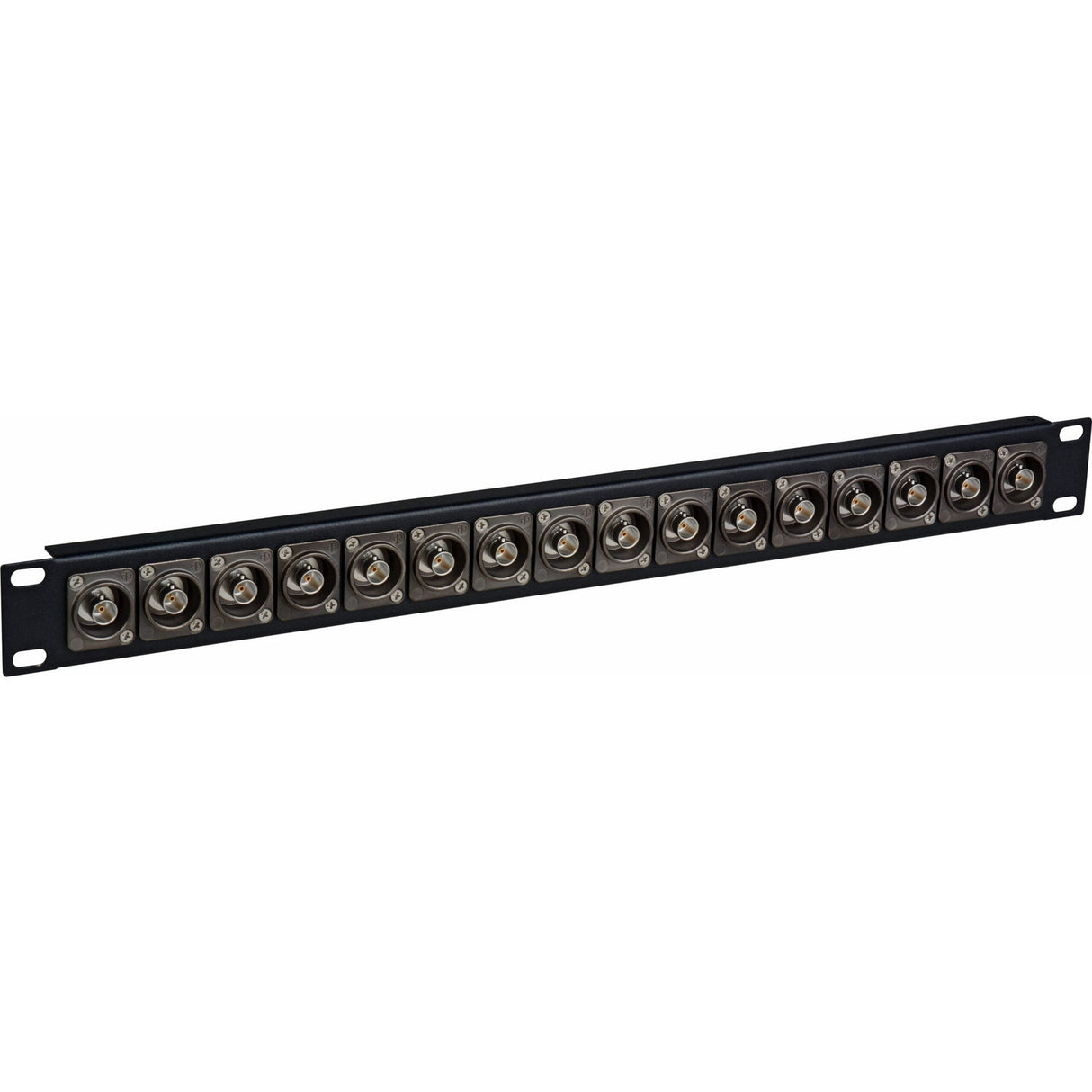 My Custom Shop 16X1UHD-BNCR 4K/8K 12G-SDI Feed-Through BNC Patch Panel - 16 Point, 1RU